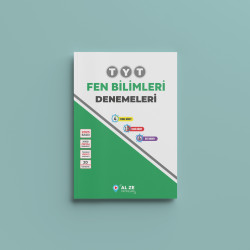 ALZE YAYINLARI TYT FEN BİLİMLERİ DENEMELERİ 
