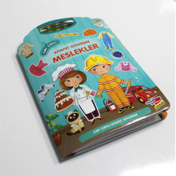 DİKKAT ATÖLYESİ 3 - 6 YAŞ  CIRT CIRTLI KIYAFETLER GİYDİRME - MESLEKLER