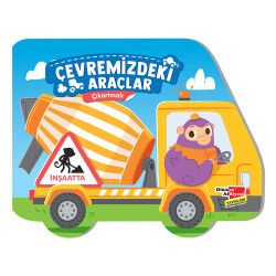 DİKKAT ATÖLYESİ 3-6 YAŞ ÇIKARTMALI ÇEVREMİZDEKİ ARAÇLAR-İNŞAATTA