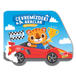 DİKKAT ATÖLYESİ 3-6 YAŞ ÇIKARTMALI ÇEVREMİZDEKİ ARAÇLAR-YARIŞLARDA